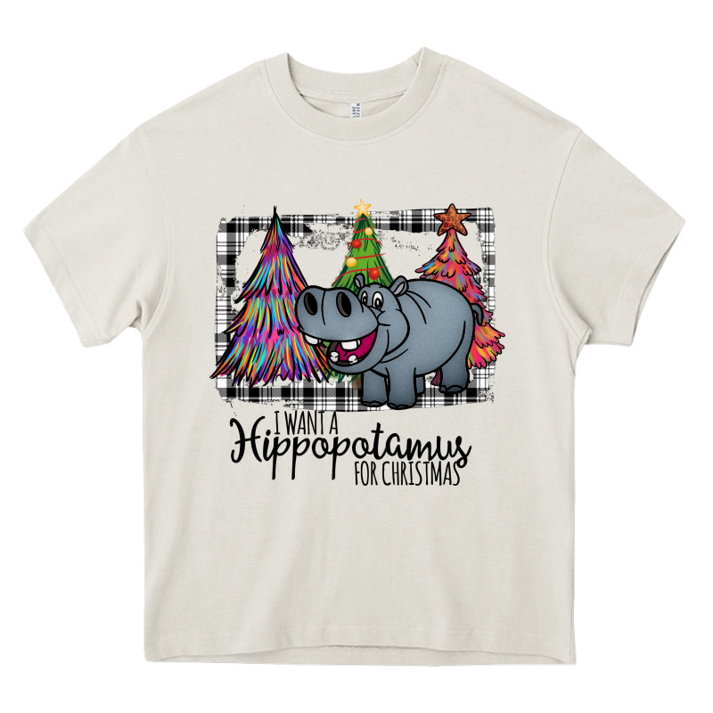 Hippopotamus, Christmas Carols, Christmas, Christmas Market, Christmas Heavy Core Tee by Bettercallsaul | Teevron