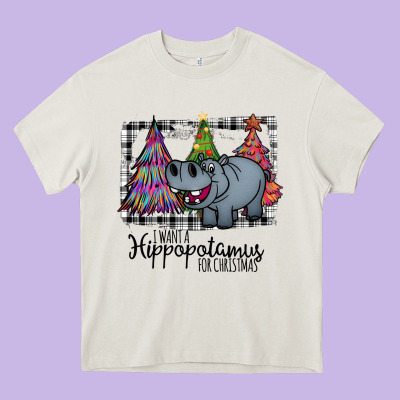 Hippopotamus, Christmas Carols, Christmas, Christmas Market, Christmas Heavy Core Tee Designed By Bettercallsaul