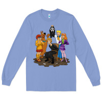 Colony Blue surprise!  scooby dog with friends funny halloween Long Sleeve Tee - longCreatives