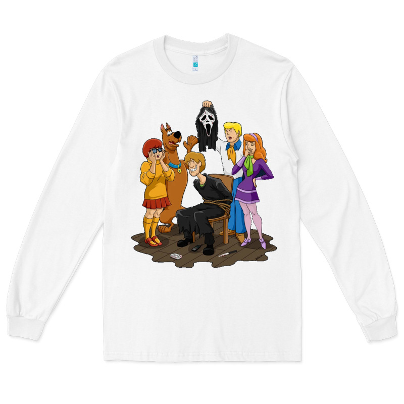 Surprise!  Scooby Dog With Friends Funny Halloween Long Sleeve Tee by longCreatives | Teevron