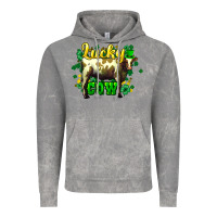 Cloud Rock St. Patrick's Day Cow Vintage Hoodie - HowdyJamesFarm