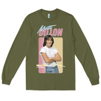 Army Green Matt Dillon - Retro Aesthetic Design Long Sleeve Tee - longCreatives