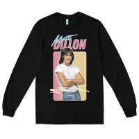 Black Matt Dillon - Retro Aesthetic Design Long Sleeve Tee - longCreatives