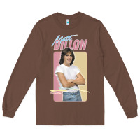 Chestnut Matt Dillon - Retro Aesthetic Design Long Sleeve Tee - longCreatives