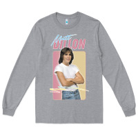 Heather Grey Matt Dillon - Retro Aesthetic Design Long Sleeve Tee - longCreatives