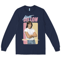 Navy Matt Dillon - Retro Aesthetic Design Long Sleeve Tee - longCreatives