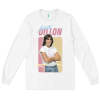 White Matt Dillon - Retro Aesthetic Design Long Sleeve Tee - longCreatives