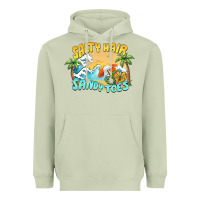 Matcha salty hair sandy toes summer Heavyweight Hoodie - BarkalooDesign