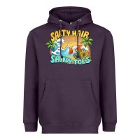 Plum salty hair sandy toes summer Heavyweight Hoodie - BarkalooDesign