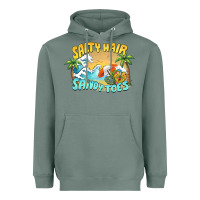 Sage salty hair sandy toes summer Heavyweight Hoodie - BarkalooDesign