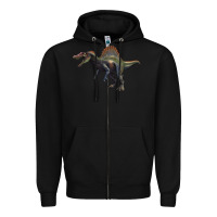 Black spinosaurus Zipper Hoodie - Artiststas