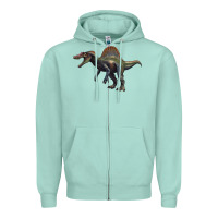 Seafoam spinosaurus Zipper Hoodie - Artiststas