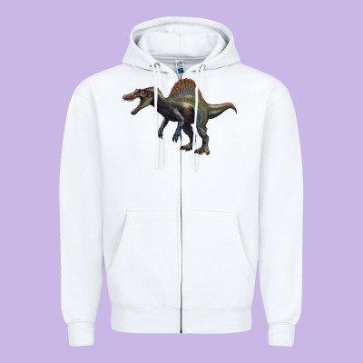 Spinosaurus Zipper Hoodie Designed By Artiststas