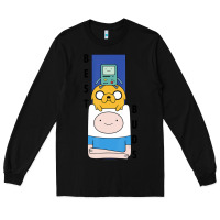 Black Cn Adventure Time Finn Jake Bmo Best Buds Long Sleeve Tee - longCreatives