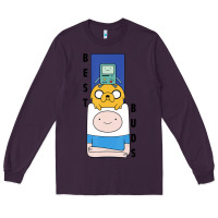 Plum Cn Adventure Time Finn Jake Bmo Best Buds Long Sleeve Tee - longCreatives