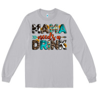 Moon Dust mama needs a drink Long Sleeve Tee - OliviaCreatesArt
