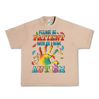 Burro please be patient with me i have autism Urban Heavy Tee - CowGirlArtShop