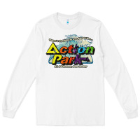 White Funny Action Park New Jersey 1978 Vintage Long Sleeve Tee - longCreatives