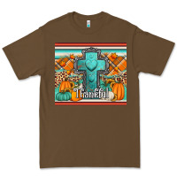Cacao fall thankfull cross Premium Tee - Jasminsmagicworld