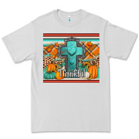 Dove Grey fall thankfull cross Premium Tee - Jasminsmagicworld