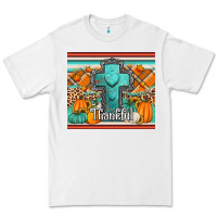 White fall thankfull cross Premium Tee - Jasminsmagicworld
