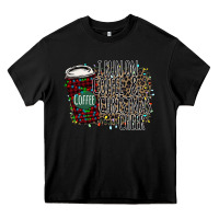 Black I Run on Coffee and Christmas Cheer Heavy Core Tee - Bettercallsaul