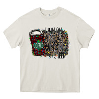 Cream I Run on Coffee and Christmas Cheer Heavy Core Tee - Bettercallsaul