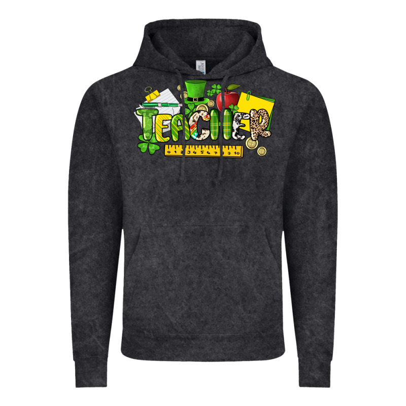 Teacher St. Patrick's Day Vintage Hoodie by HowdyJamesFarm | Teevron