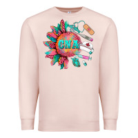 Pale Pink western certified nurse asistant  medical instruments Premium Sweatshirt - BarkalooDesign