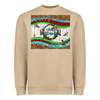 Mushroom winter blessings leopard Heavyweight Sweatshirt - LillyAllenDesigns