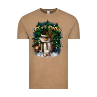 Vintage Coffee let it snow Vintage Tee - CowGirlArtShop