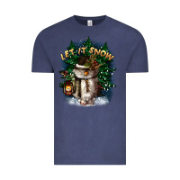 Vintage Denim let it snow Vintage Tee - CowGirlArtShop