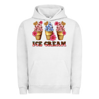 Pigment Lunar Rock floral ice cream Urban Hoodie - AdoDesignShop
