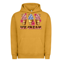 Pigment Peanut Butter floral ice cream Urban Hoodie - AdoDesignShop