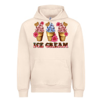 Sandshell floral ice cream Urban Hoodie - AdoDesignShop