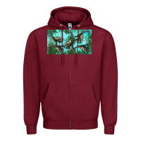 Burgundy brachiosaurus  sippy cup Zipper Hoodie - Artiststas