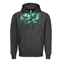 Charcoal Heather brachiosaurus  sippy cup Zipper Hoodie - Artiststas