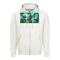 Oatmeal Heather brachiosaurus  sippy cup Zipper Hoodie - Artiststas