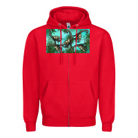 Red brachiosaurus  sippy cup Zipper Hoodie - Artiststas
