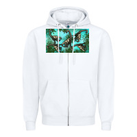 White brachiosaurus  sippy cup Zipper Hoodie - Artiststas