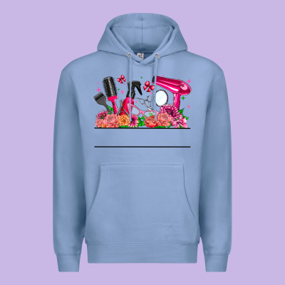Hair Stylist Your Textt Premium Hoodie Designed By Cowhidedigitalart