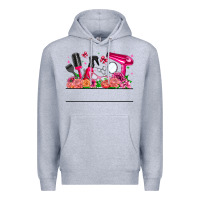 Heather Grey Hair Stylist Your Textt Premium Hoodie - CowhideDigitalArt