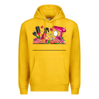 Lemon Hair Stylist Your Textt Premium Hoodie - CowhideDigitalArt