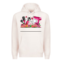 Pale Pink Hair Stylist Your Textt Premium Hoodie - CowhideDigitalArt