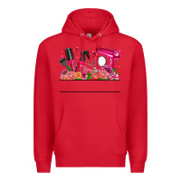 Red Hair Stylist Your Textt Premium Hoodie - CowhideDigitalArt