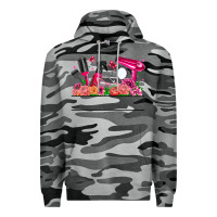 Slate Camo Hair Stylist Your Textt Premium Hoodie - CowhideDigitalArt