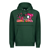 Sports Green Hair Stylist Your Textt Premium Hoodie - CowhideDigitalArt