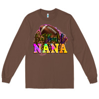 Chestnut football nana Long Sleeve Tee - OliviaCreatesArt