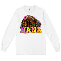 White football nana Long Sleeve Tee - OliviaCreatesArt