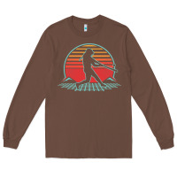Chestnut Softball Retro Vintage 80s Style Player Gift Long Sleeve Tee - longCreatives